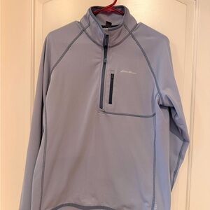 Eddie Bauer First Accent light blue Polar fleece women’s Large NWOT